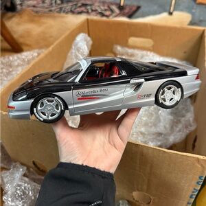 C-112 Silver & Black Die-Cast Model Car